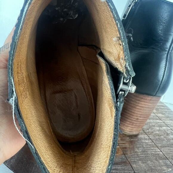MADEWELL Boots Women's Size 10 Black The Rosie Ankle Leather MA434 Western - Picture 10 of 13